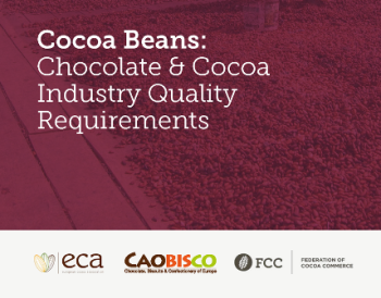 NEW Industry guidance to encourage and support improved cocoa quality