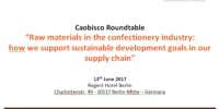 CAOBISCO committed to further supporting sustainable development goals in its supply chains